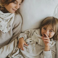 Lange Oie Bianca naturel (70 x 70 cm)