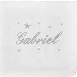 Lange étoile gris personnalisable (70 x 70 cm)