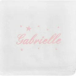 Lange étoile rose personnalisable (70 x 70 cm)