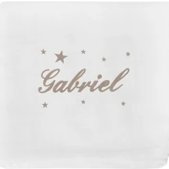 Lange étoile taupe personnalisable (70 x 70 cm)