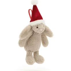 Lapin de Noël à suspendre (13 cm)