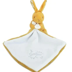 Lapin Doudou ocre (10 cm)