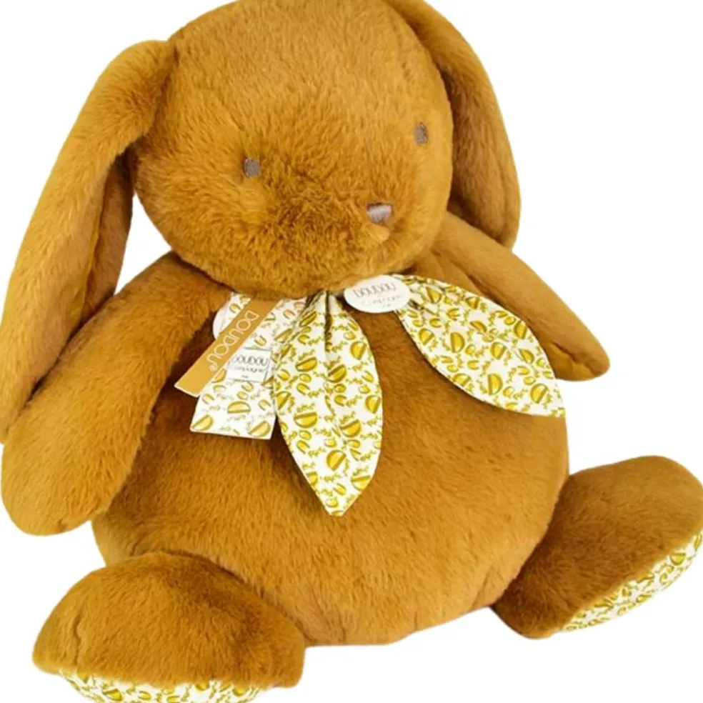 Lapin Doudou Pantin Ocre (42 cm)
