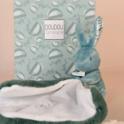 Lapin Doudou vert sauge (10 cm)