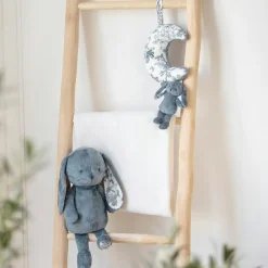 Lapin musical Augustin bleu