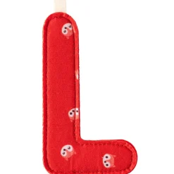 Lettre en tissu à suspendre L Alice (9,5 cm)