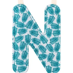 Lettre en tissu à suspendre N (9,5 cm)