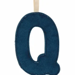 Lettre phosphorescente en tissu à suspendre Q
