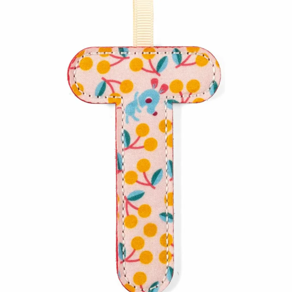 Lettre phosphorescente en tissu à suspendre T