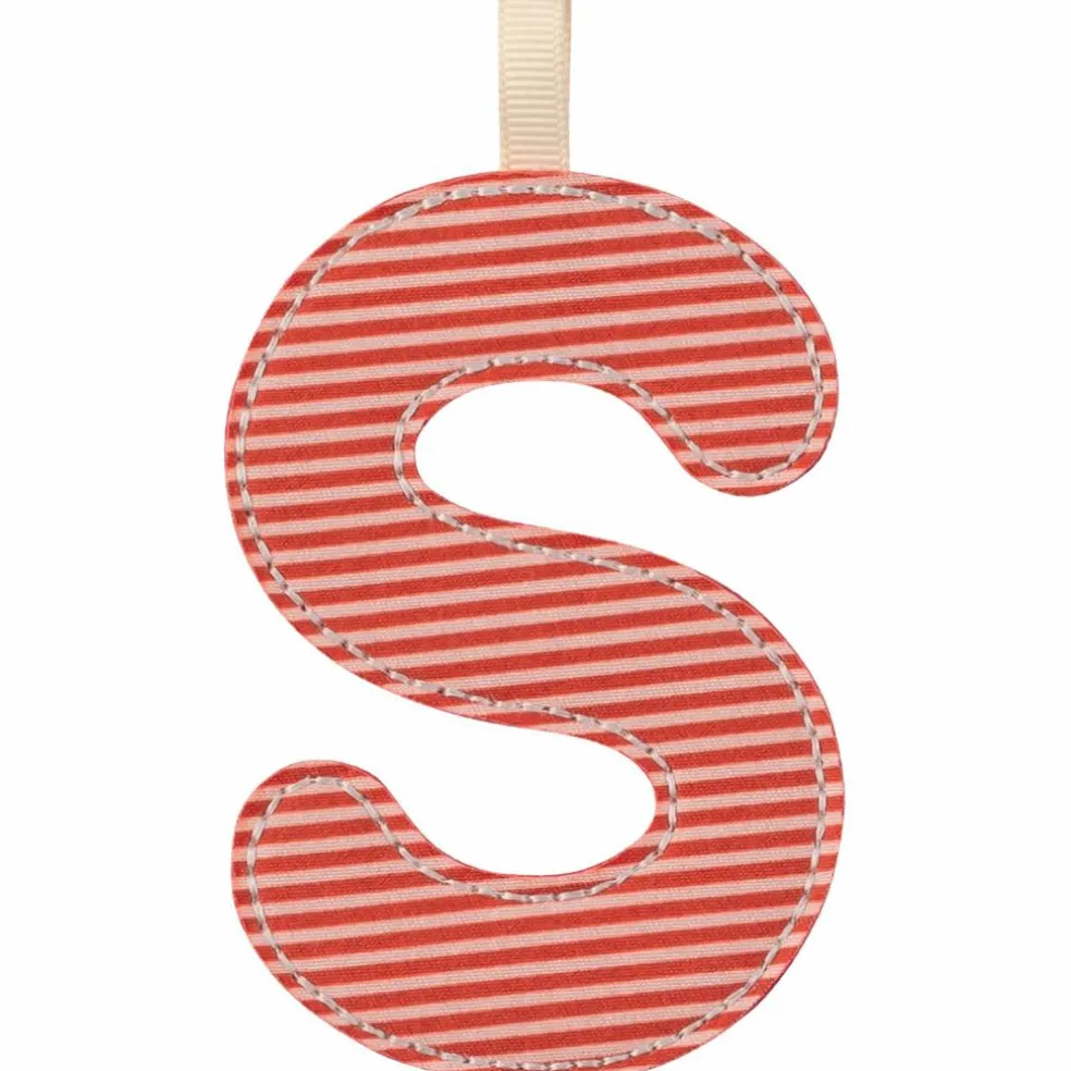 Lettre phosphorescente en tissu à suspendre S