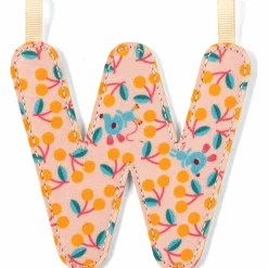 Lettre phosphorescente en tissu à suspendre W