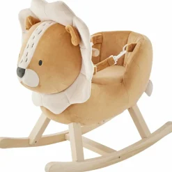 Lion à bascule en veloudoux Babou & Kendi