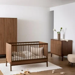 Lit à barreaux Ashi Chestnut (120 x 60 cm)