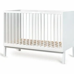 Lit à barreaux Ashi Crème (120 x 60 cm)