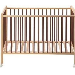 Lit à barreaux en bois Arthur hybride vieux rose (60 x 120 cm)