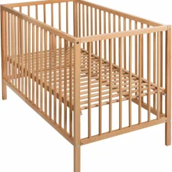 Lit à barreaux Lina Naturel (120 x 60 cm)