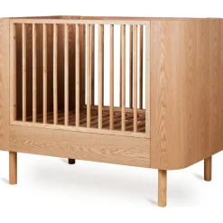 Lit à barreaux évolutif Yume Natural Ash (110 x 70 cm)