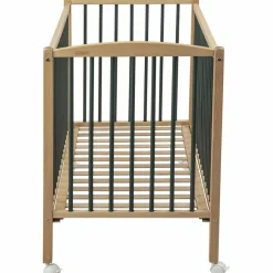 Lit Arthur avec roulettes Hybride kaki (60 x 120 cm)