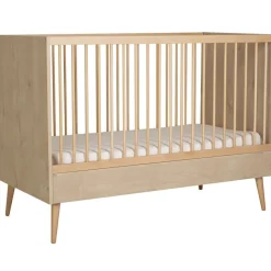 Lit bébé à barreaux Cocoon Natural Oak (120 x 60 cm)