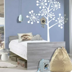 Lit bébé combiné évolutif New Leaf (60 x 120 cm)