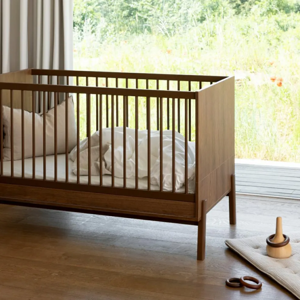 Lit bébé évolutif Ashi Chestnut (140 x 70 cm)