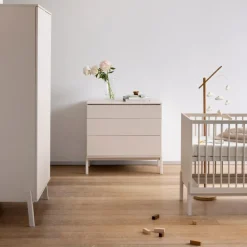 Lit bébé évolutif Ashi Clay (140 x 70 cm)