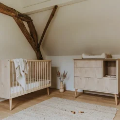 Lit bébé évolutif Cocoon Natural Oak (140 x 70 cm)