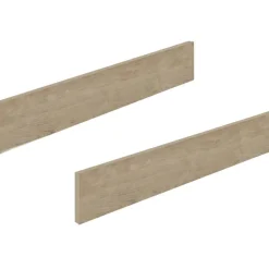 Lit bébé évolutif en chêne blond noir Marcel (70 x 140)