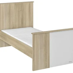 Lit bébé évolutif en lit junior Sacha chêne du bocage (70 x 140 cm)