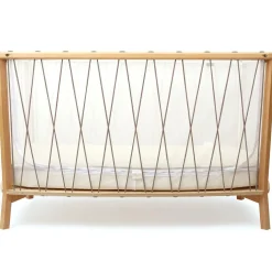 Lit bébé évolutif Kimi Mousse V2 Hazelnut (60 x 120 cm)