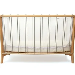 Lit bébé évolutif Kimi Mousse V2 Hazelnut (60 x 120 cm)