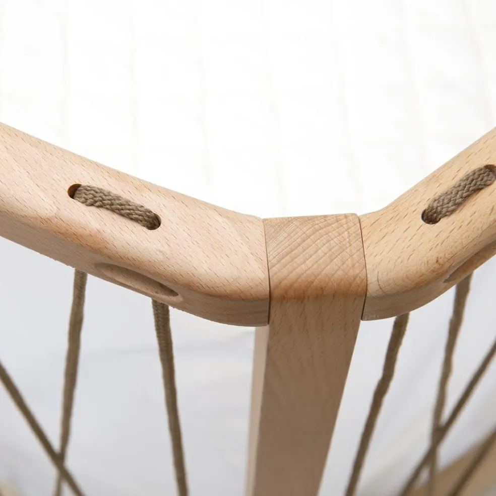 Lit bébé évolutif Kimi Mousse V2 Hazelnut (60 x 120 cm)