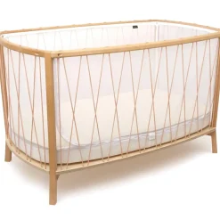 Lit bébé évolutif Kimi Mousse V2 Bois de rose (60 x 120 cm)