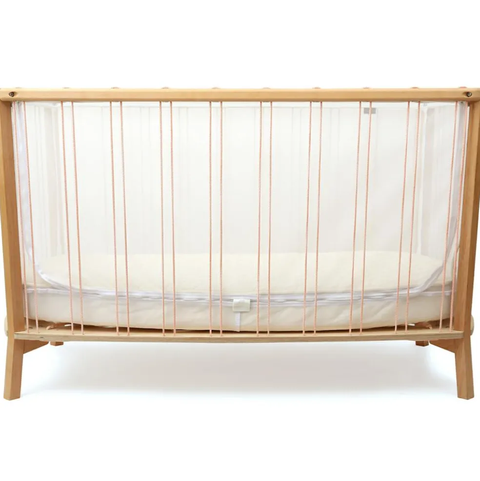 Lit bébé évolutif Kimi Mousse V2 Bois de rose (60 x 120 cm)