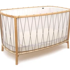 Lit bébé évolutif Kimi Organic V2 Hazelnut (60 x 120 cm)