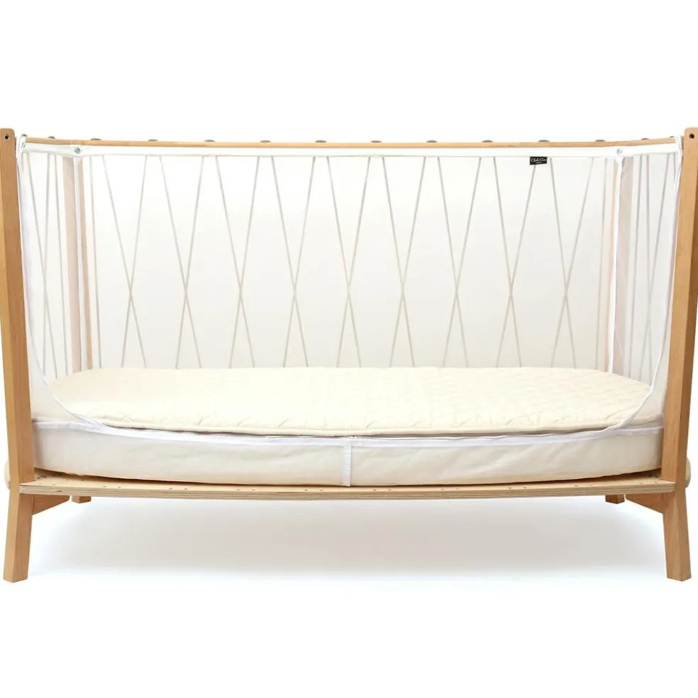 Lit bébé évolutif Kimi Organic V2 Hazelnut (60 x 120 cm)