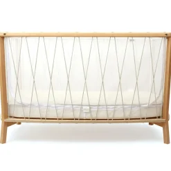 Lit bébé évolutif Kimi Organic V2 Lichen (60 x 120 cm)