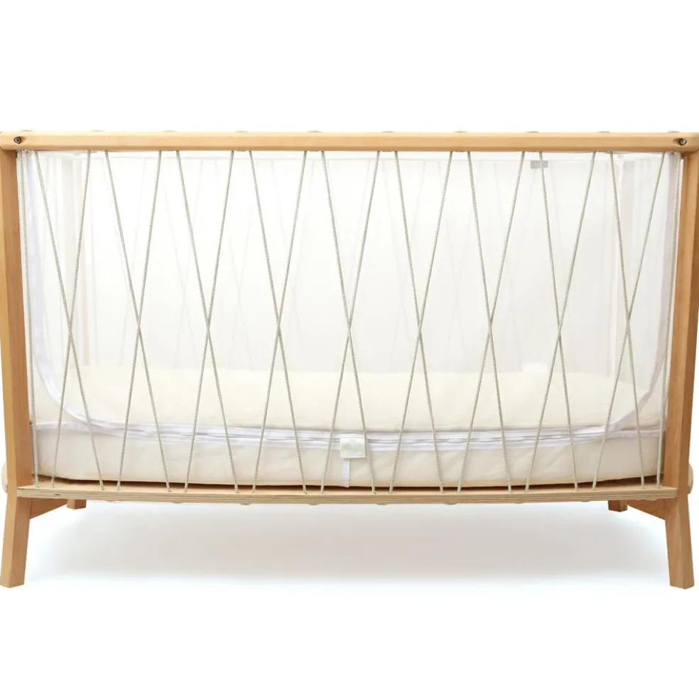 Lit bébé évolutif Kimi Organic V2 Lichen (60 x 120 cm)