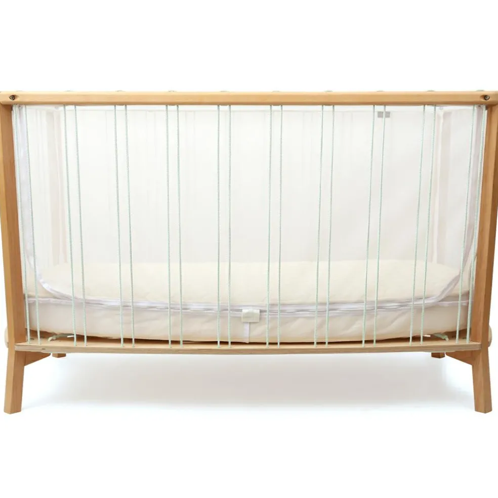 Lit bébé évolutif Kimi Organic V2 Lichen (60 x 120 cm)
