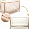 Lit bébé évolutif Kimi Organic V2 Bois de rose (60 x 120 cm)