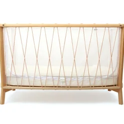 Lit bébé évolutif Kimi Organic V2 Bois de rose (60 x 120 cm)