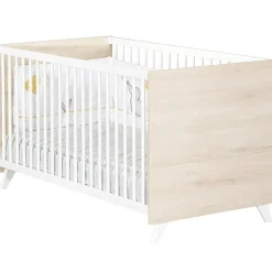 Lit bébé évolutif Little Big Bed Scandi naturel (70 x 140 cm)