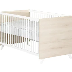 Lit bébé évolutif Little Big Bed Scandi naturel (70 x 140 cm)