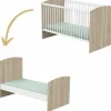 Lit bébé évolutif Little big bed Acces bois blanc (70 x 140 cm)
