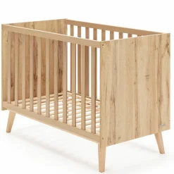 Lit bébé évolutif Martha finition chêne (120 x 60 cm)
