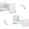 Lit bébé évolutif New Basic Little Big Bed blanc (70 x 140 cm)