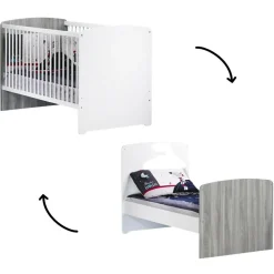 Lit bébé évolutif New Nao Little Big Bed (70 x 140 cm)