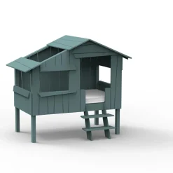 Lit cabane finition laquée (coloris au choix)