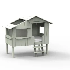 Lit cabane finition laquée (coloris au choix)