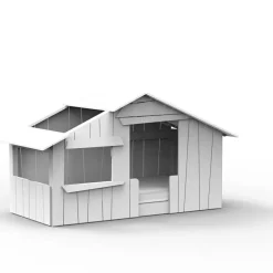 Lit cabane Montessori coloris au choix (90 x 190 cm)